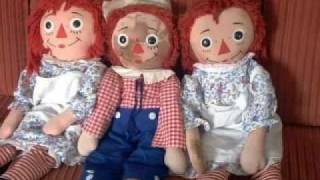 Raggedy Ann Andy rag doll restoration and repair [upl. by Sheng689]