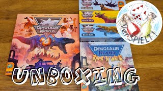 1 Messeneuheit Unboxing Dinosaur World  Hybrid Water Ice Age Pack  Dinosaur Island RawrnWrite [upl. by Nirek]