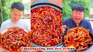 ❗Songsong Ermaos collection of delicious food its so exciting❗  Chinese food  mukbang [upl. by Leirea]