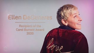 The Golden Globes Honor Ellen’s Incredible Career [upl. by Syramad147]