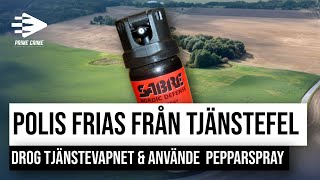 POLIS FRIAS FRÅN TJÄNSTEFEL  DROG TJÄNSTEVAPNET amp ANVÄNDE PEPPARSPRAY  HELA RÄTTEGÅNGEN [upl. by Hillegass944]