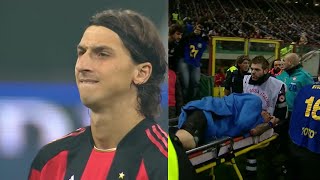 The Match Zlatan Ibrahimović Destroyed Inter and Injured Materazzi  Inter vs Milan 20102011 [upl. by Suilmann]