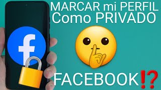 🔵🤫 Cómo RESTRINGIR Mi PERFIL en FACEBOOK 2024 en iPHONE ANDROID o PC PASO a PASO [upl. by Mccoy439]