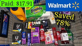 WALMART Ibotta Haul Save 78 using all digital coupons  Ibotta Bonuses 841024 [upl. by Starobin]