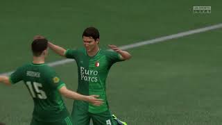 FIFA 22 Modalità Carriera 3 giornata del campionato di Eredivise Groningen Feyenoord [upl. by Nadda]