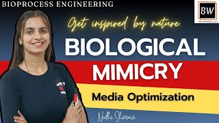 BIOLOGICAL MIMICRY MEDIA OPTIMIZATION BIOPROCESS ENGINEERING BIOTECHWALIbioprocess engineering [upl. by Sutniuq]