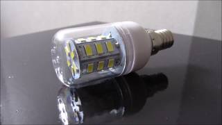 E14 LED Bulb Cool White 6500K Tested led light [upl. by Lyris615]