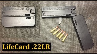 LifeCard 22 LR Pistol Worlds Thinnest Gun [upl. by Ilyah]