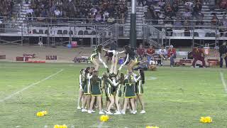 2024 Hilmar Football Cheerleaders at Los Banos Game [upl. by Lotsyrc991]