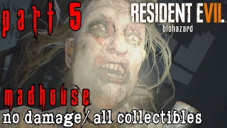 Resident Evil 7 Madhouse Walkthrough Part 5  Marguerite Baker Boss All CollectiblesNo Damage [upl. by Iline]