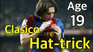 伝説の試合 1 19歳メッシ クラシコハットトリック ～世界に衝撃を与えた試合～ Messi hattrick El Clasico [upl. by Fransisco]