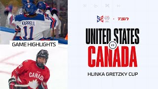 Canada vs USA FULL HIGHLIGHTS  2024 Hlinka Gretzky Cup [upl. by Barthelemy]