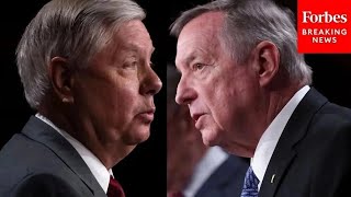 Lindsey Graham Tells Dick Durbin To Focus On Antisemitism At Hate Crime Hearing—Then Durbin Responds [upl. by Karie]