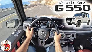 The 2023 MercedesBenz G550 is the Luxury Tank You Want POV Drive Review [upl. by Nnaeinahpets997]