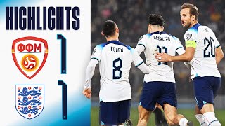 North Macedonia 11 England  Three Lions End UEFA EURO 2024 Qualification Unbeaten  Highlights [upl. by Hill]