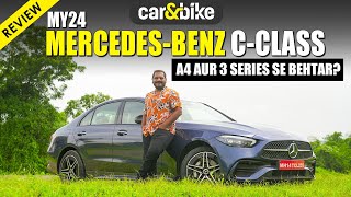 2024 MercedesBenz CClass Review  Naya Engine Nayi Personality [upl. by Eirdua401]