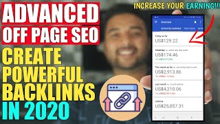 How to CREATE BACKLINKS Powerful in 2020  Learn Advanced OFFPAGE SEO Step By Step [upl. by Russian]