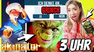 frage niemals den akinator 3 Uhr nachts nach dem Grinch er lockt mich nachts auf spielplatz [upl. by Enoj]