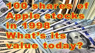 If you own Apple Stocks 20 Years Ago Whats its worth today [upl. by Nnayr]