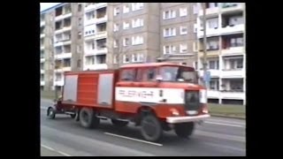 Feuerwehr Gera 1992 DDR SoSi ADW  TLF 16 GMK  GW [upl. by Adne]