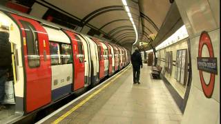 Northern Line 1995TS 51701 at Mornington Crescent [upl. by Corwin]