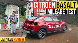 2024 Citroen Basalt SUV Tata Curvv Rival Mileage Test amp Review  Priced From Rs 799 Lakh [upl. by Aisad]