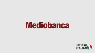 Mediobanca [upl. by Poucher540]