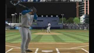 MLB 08 THE SHOW CRAZY BATTING GLITCH [upl. by Ivan]