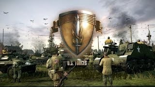 Company of Heroes 2 The Western Front Armies  US Forces Trailer [upl. by Krissie]