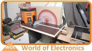 So baust du dir einen Tellerschleifer selber  diy disc sander [upl. by Ahsit]