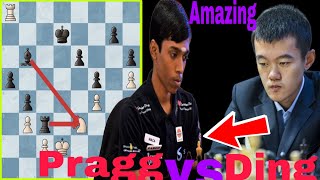 Tata Steel Chess Masters 2023  Ding Liren vs Praggnanandhaa Rameshbabu [upl. by Svirad]