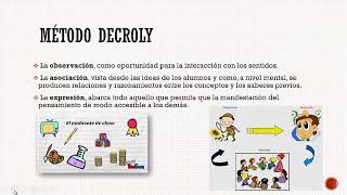 TEORIA DE LA PAIDOLOGÍA Y PEDAGOGÍA DE OVIED DECROLY [upl. by Wordoow]