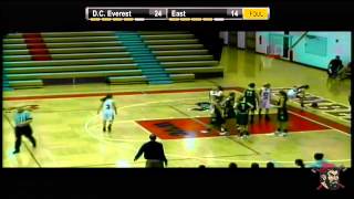 Girls Basketball Wausau East vs DC Everest Doubleheader [upl. by Llemij]