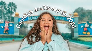 CAMBIOS en DISNEY este 2024 ✨🐭🎟️ Valery Herrera disney 2024 orlando [upl. by Balas]