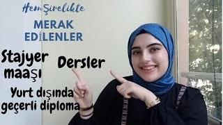 Hemşirelik👩‍⚕️Yüksekokul ve fakülte farkı  Stajyer maaşı💸Yurt dışında geçerli diploma🎓 [upl. by Ettesyl]