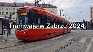 Tramwaje w Zabrzu 2024 Trams in Zabrze 2024 [upl. by Amara46]