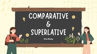 DEGREE OF COMPARISON  COMPARATIVE amp SUPERLATIVE [upl. by Rhoads]