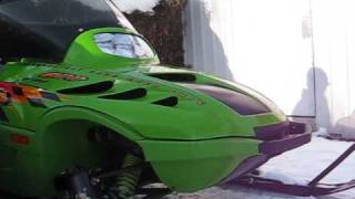 1998 Arctic Cat ZR 600 EFI Cold Start [upl. by Etnud192]