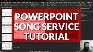 How to Make a PowerPoint Song Service for Church Fast amp Easy [upl. by Teteak956]