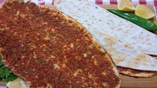 LAHMACUN NASIL YAPILIR HAKİKİ GAZİANTEP LAHMACUNU [upl. by Haodnanehs717]