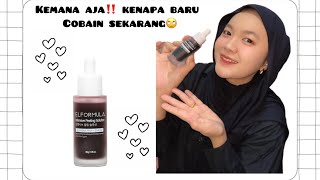 Review ￼ELFORMULA Intensive Peeling Solution  Serum Exfoliasi wajah [upl. by Hoenack104]