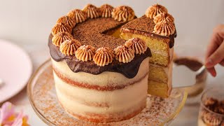 Tiramisu Cake Recipe  Tiramisu Torta [upl. by Modla]