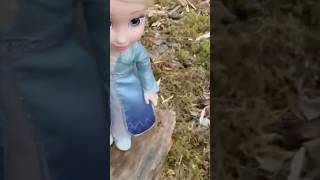 Elsa amp Anna FAIRY SPOTTED dolls toys disney frozen summer camping fairy [upl. by Armat]