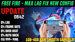 How To Fix Lag In 1gb Ram Phone 📲  FF Max Lag fix Config  Free Fire Lag fix Html Config  FF Lag [upl. by Enairb521]