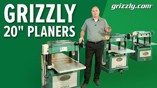 Grizzly 20quot Planers Comparison [upl. by Coplin]