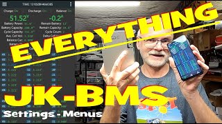 JKBMS all settings and menus explained How to program and set parameters [upl. by Aerua249]