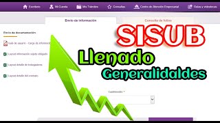 SISUB Generalidades de llenado de los 3 archivos CSV [upl. by Hpseoj]