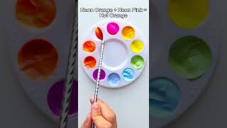 Making unique colors 🎨 palette art asmr colormixing paintmixing colortheory asmrart [upl. by Hines]