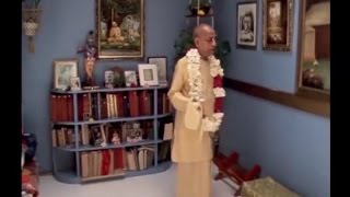 Srila Prabhupada chanting Japa meditation in Los Angeles 1975 [upl. by Hapte]