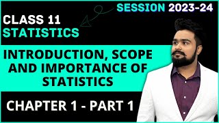 Concept of Economics and Significance of Statistics in Economics class 11  Chapter 1 Introduction [upl. by Naasah]